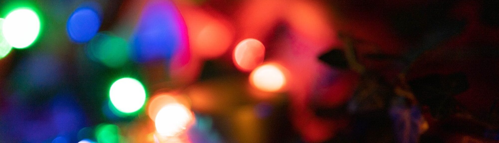 bokeh photography of red and yellow lights