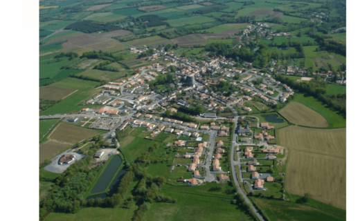 Vue aérienne Saint-Colomban